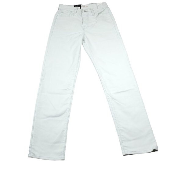 Levi’s Premium Wedgie Straight Corduroy Jeans Pants 25 x 28 Pastel Green Seafoam - Picture 2 of 13